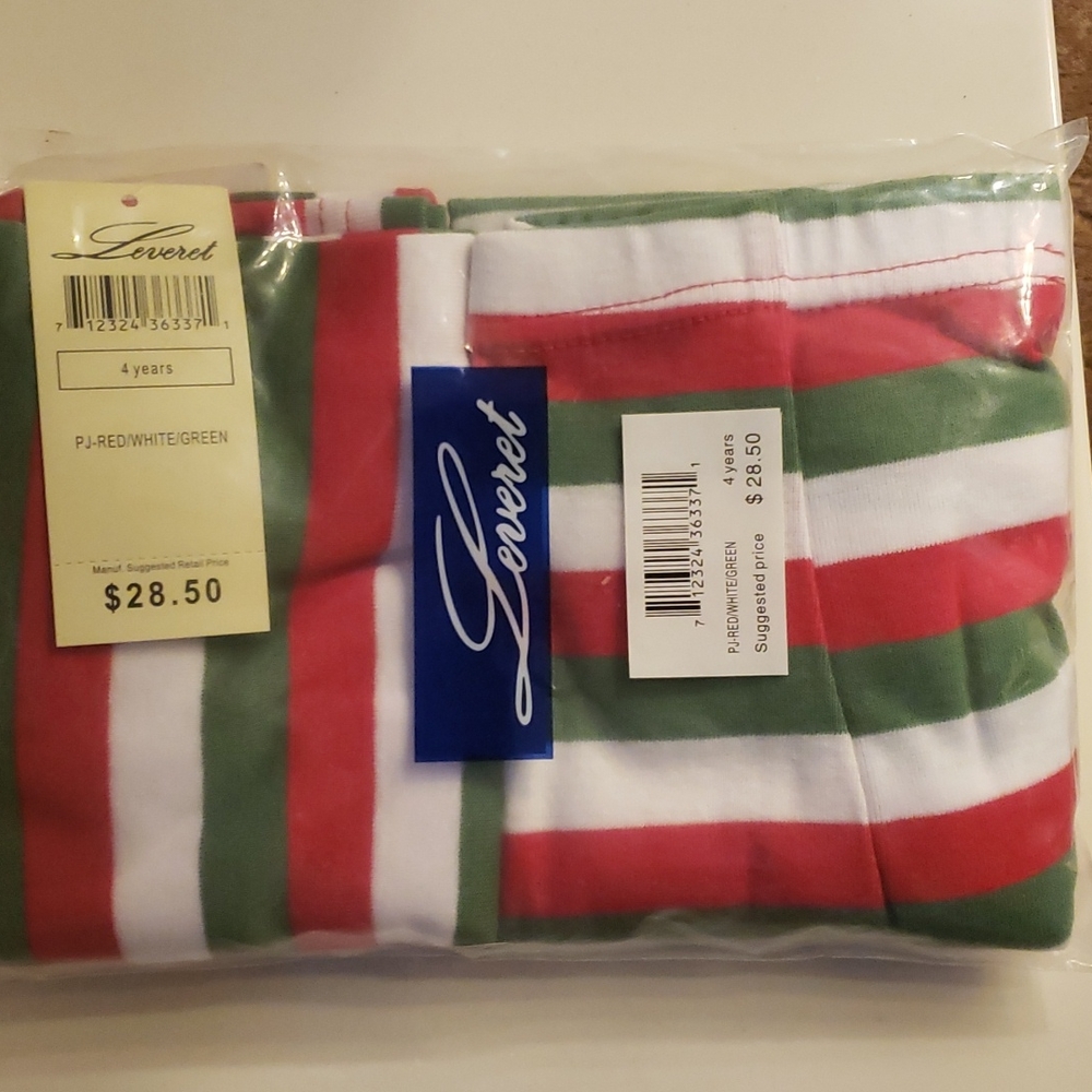 Children's Christmas Pajamas Size 4 years